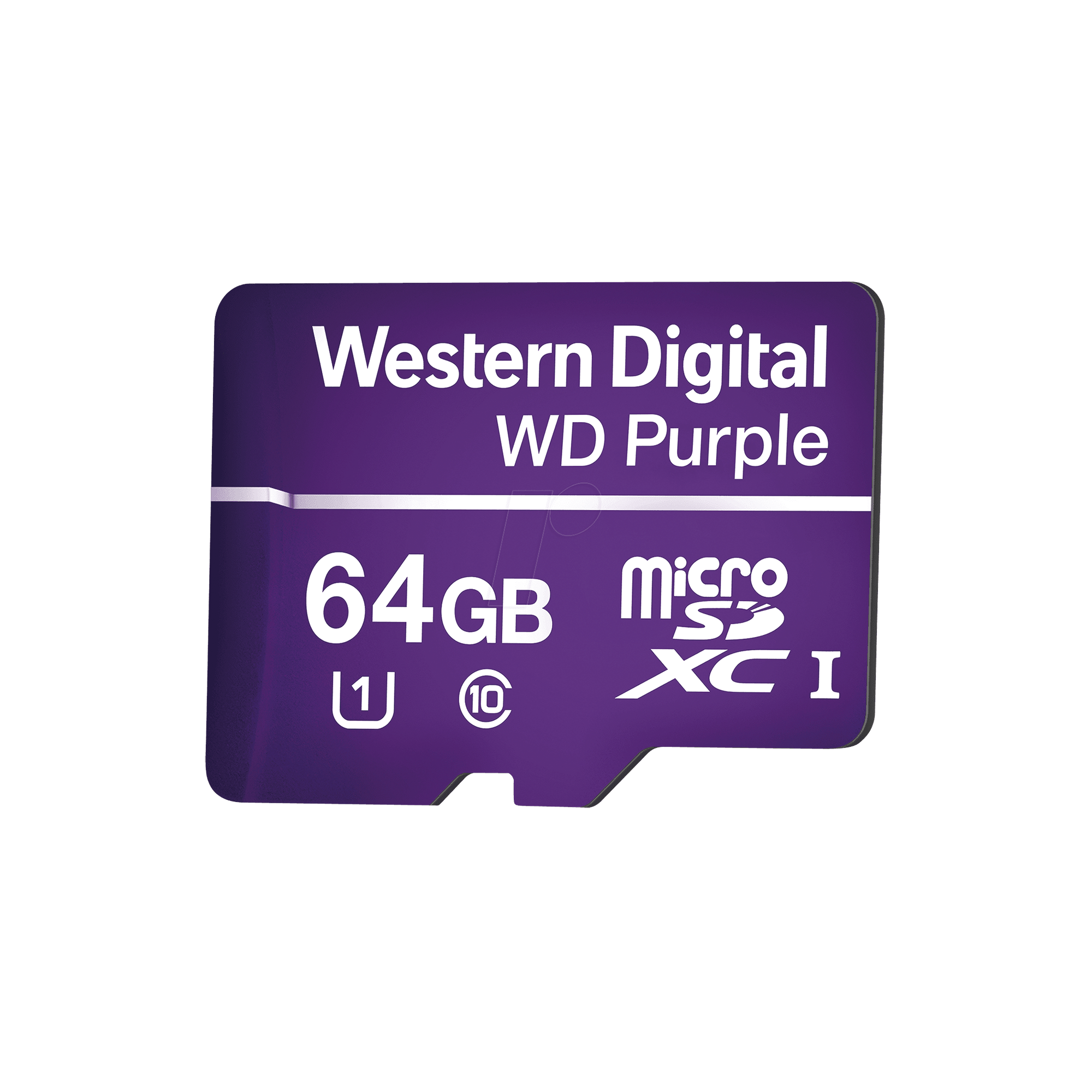 Memoria microSD de 64GB PURPLE, Especializada Para Videovigilancia, 10 VECES MAYOR DURACIÓN, 3 AÑOS DE GARANTIA